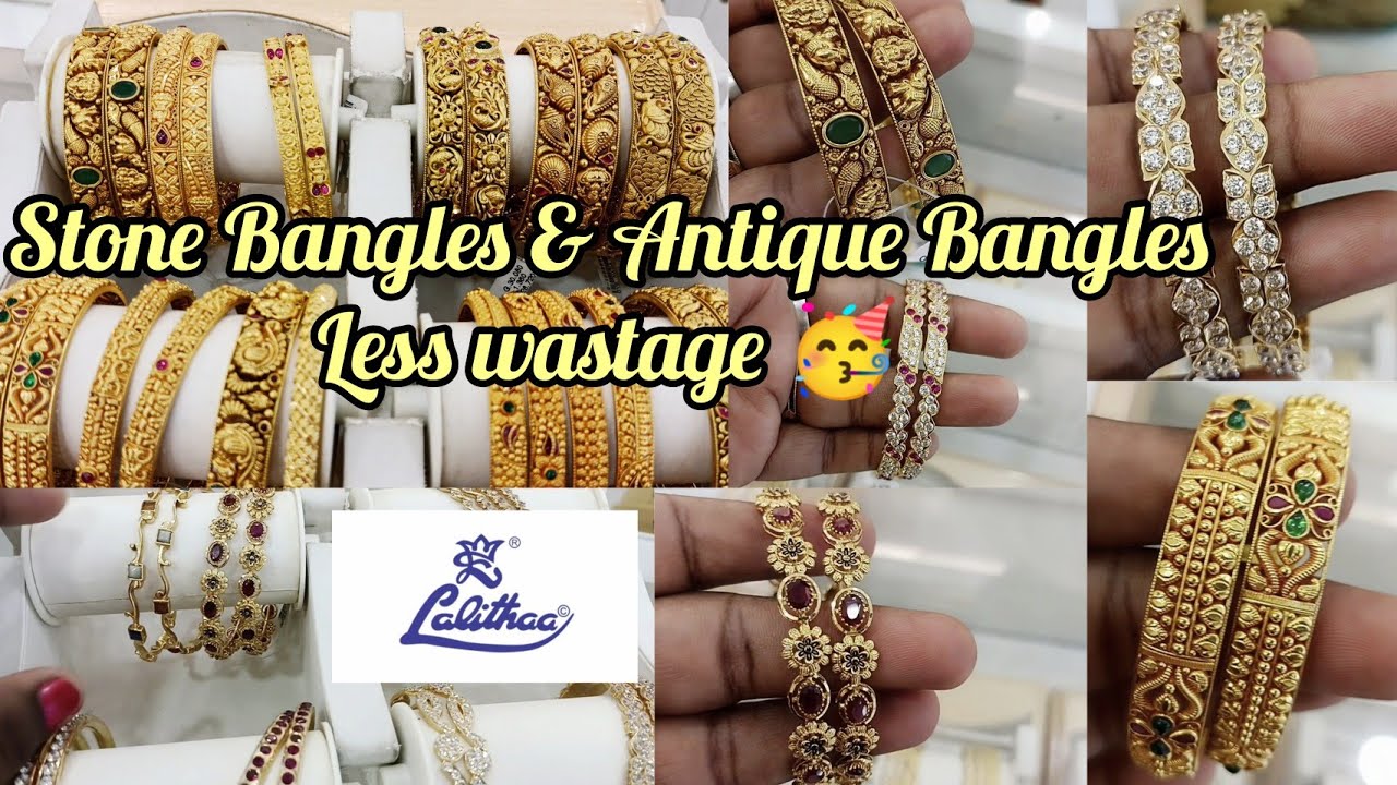 Grt bangle designs 😯இப்ப புரியுது ஏன் நகை‌‌ புடிக்குது 💫weight + VAT%  rate ✨ New design 👌part1 - YouTube