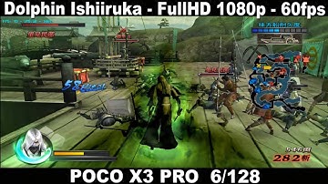 Sengoku Basara 3 Utage FullHD 1080p 60fps on Poco X3 Pro - Dolphin Ishiiruka - Emulator for Android