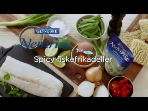 Fiskefrikadeller med dildsauce