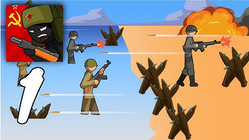 Stickman WW2 Gameplay Walkthrough #1 (Android, IOS)