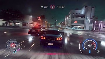 "Insane Night Police Chase in NFS Heat | High Heat Level 5 Escape | Epic Pursuit Gameplay"