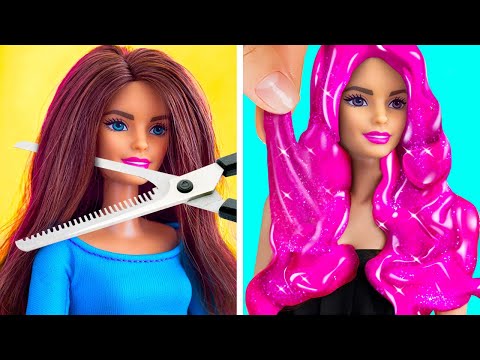 Barbie Bebeği İçin Fantastik Hileler ve El Sanatları 😍🎎 Kızlar İçin En İyi El Sanatları