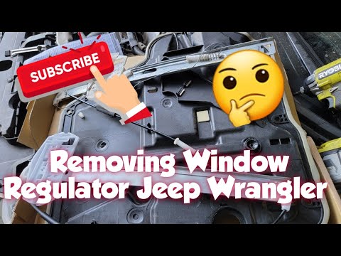Arriba 41+ imagen 2008 jeep wrangler window regulator removal