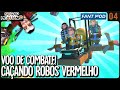 VOANDO AO COMBATE! Caçando Robôs Vermelhos! (FarmBot) FANT MOD - Scrap Mechanic