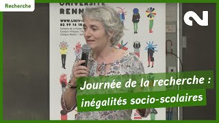 Journée de la recherche 2025 : inégalités socio-scolaires dans l'EDD au secondaire en Bretagne