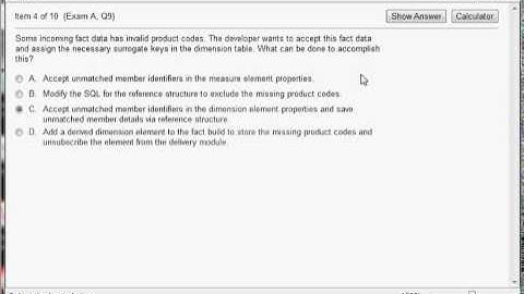 C2020-625 IBM Cognos 10 BI Data Warehouse Developer