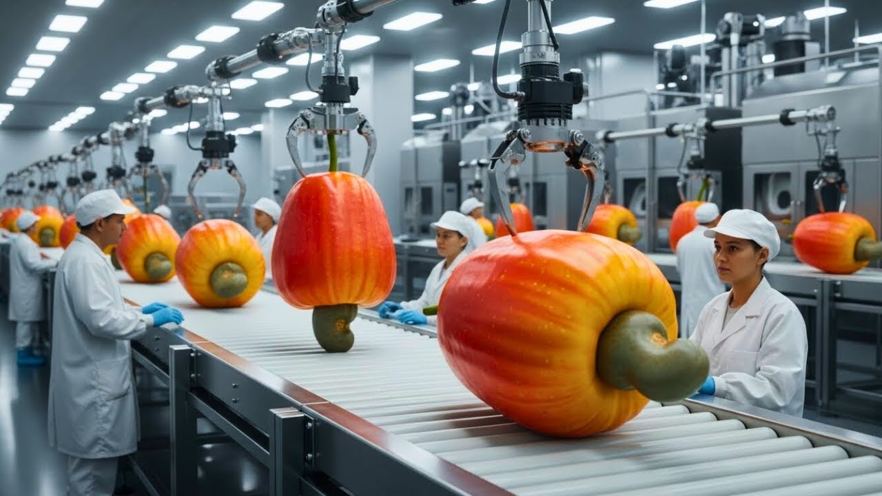 Inside a Cashew Butter Factory: How They Make the Perfect Crunch (Full Process)