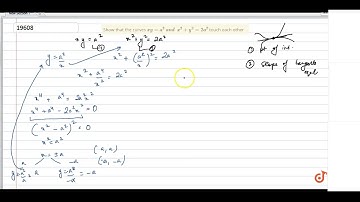 Show that the curves `x y=a^2a n dx^2+y^2=2a^2` touch each other