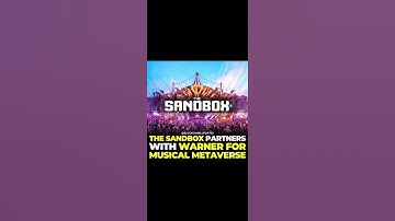 Sandbox SAND 🤝 Warner(Musical Metaverse) #sandbox #sand #warner #music #metaverse #crypto #altcoin