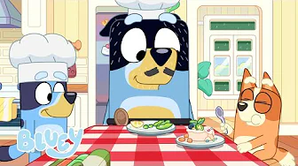 Se sirve comida 🍽️  | Pavlova | Bluey Español Canal Oficial