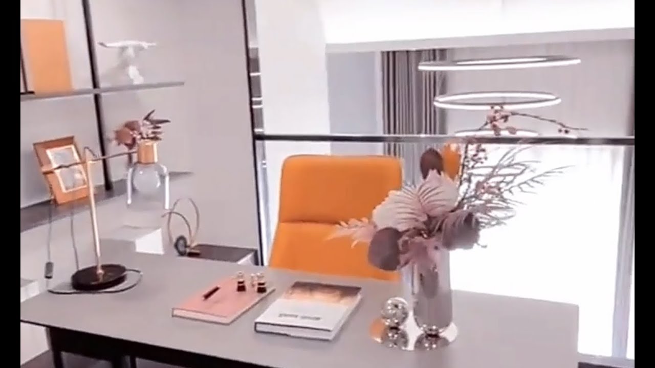 Elegantly designed 2-story house with work desk