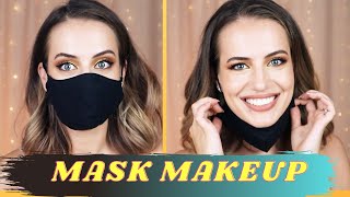 HOW TO MAKE MAKEUP LAST UNDER A FACE MASK | WEAR TEST! | Madella Beauty