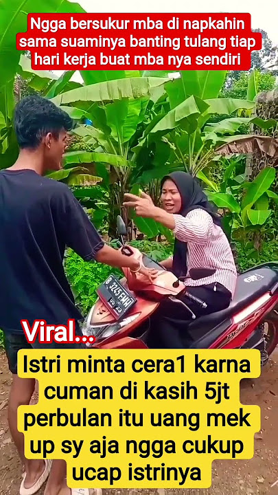 My wife asked for a divorce because she only gave me 5 million rupiah per month, which is not eno...
