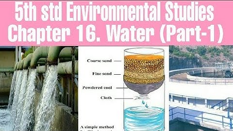 5th standard EVS chapter 16 water ( Part-1 ) l easy explanation in marathi