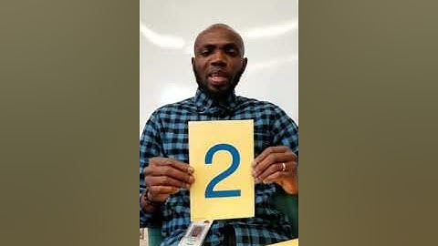 Fante numbers 1 - 10