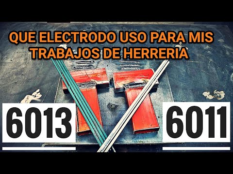 ELECTRODO 6011 o 6013 - DIFERENCIAS - QUE AMPERAJE UTILIZAR - DIÁMETRO (1/8-3,2) (3/32-2,4)