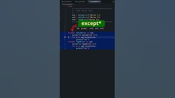 New in Python 3.11: Exception Groups