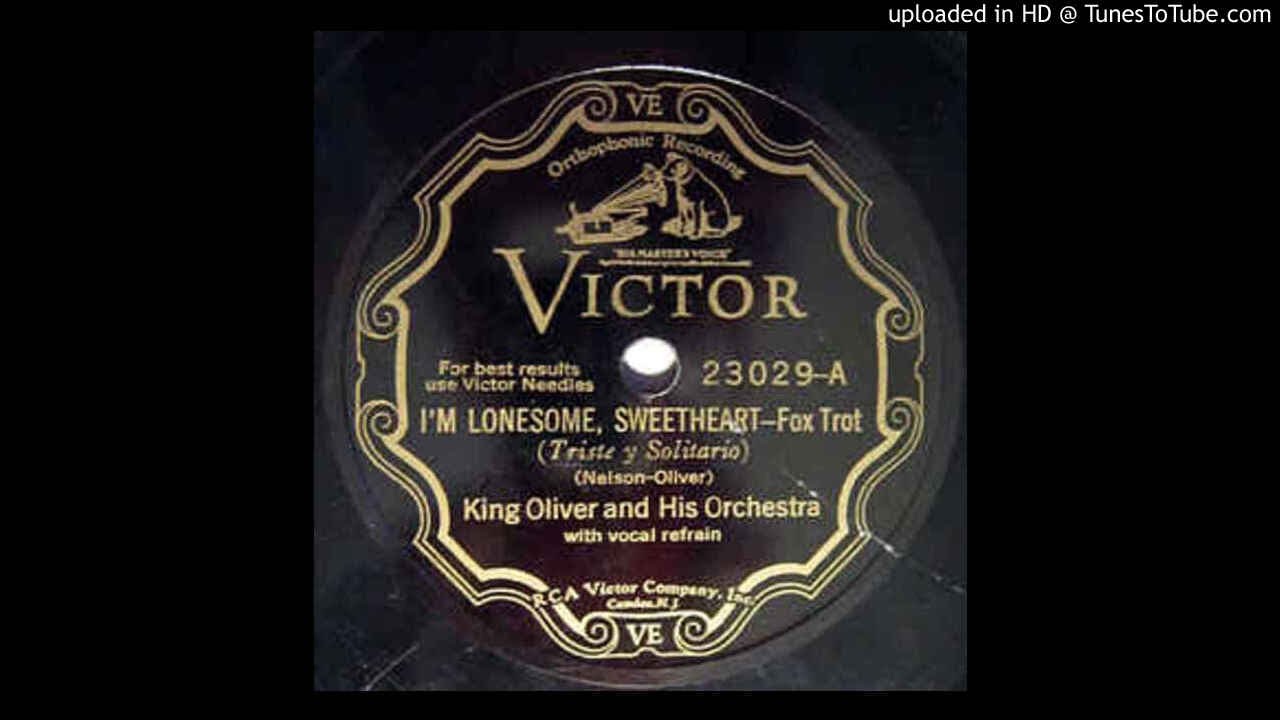 King Oliver And His Orchestra "I'm Lonesome, Sweetheart" (1929) - Victor V23029.