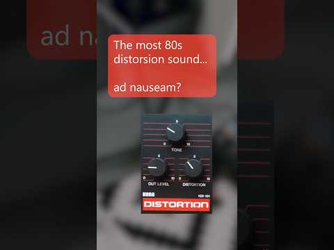 Just your typical 80s distorsion pedal, nothing to see here. Korg KDI-101 distorsion #vintage #pedal