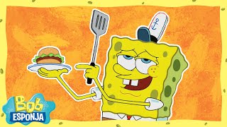 Cenas do Hambúrguer de Siri | Parte 2 | Bob Esponja em Português