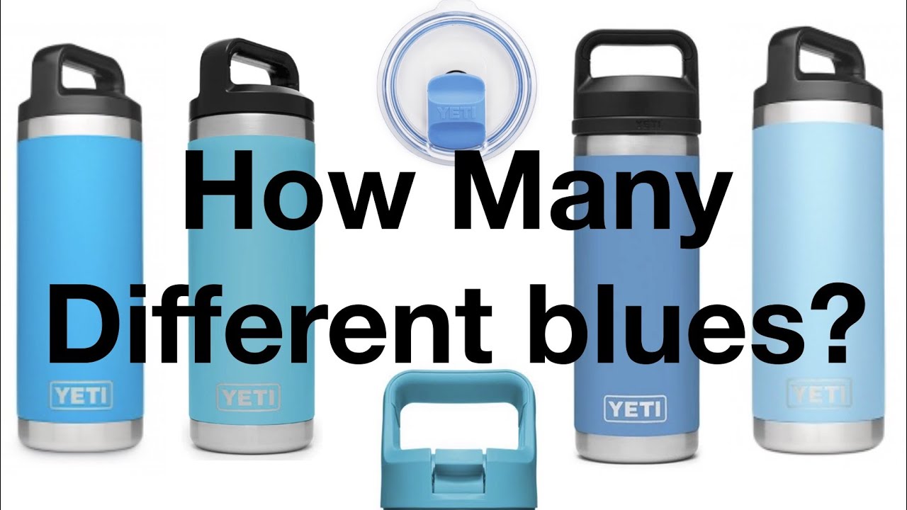 Yeti Rambler Tahoe Blue vs. Reef Blue 