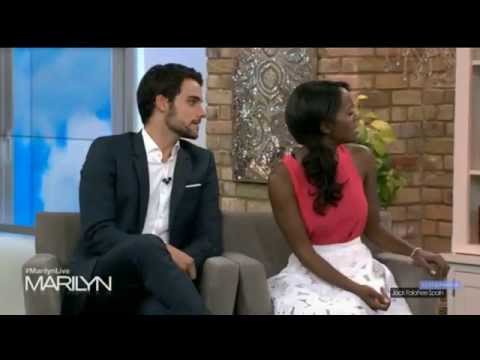 Jack Falahee & Aja Naomi King in "The Marilyn Denis Show ...