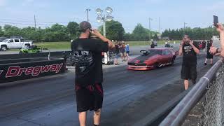 Drag racing with slow motion