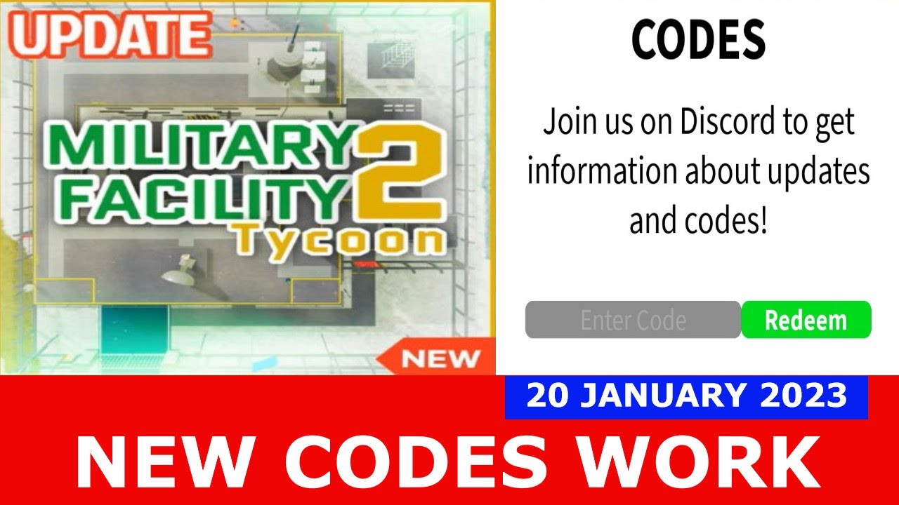 NEW* ALL WORKING CODES FOR MILITARY TYCOON IN MAY 2023! ROBLOX