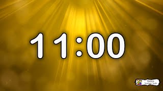 11 Minute Timer ☀️ | Relaxing Background Music | Golden Rays Sunbeam Classroom Countdown⏱️