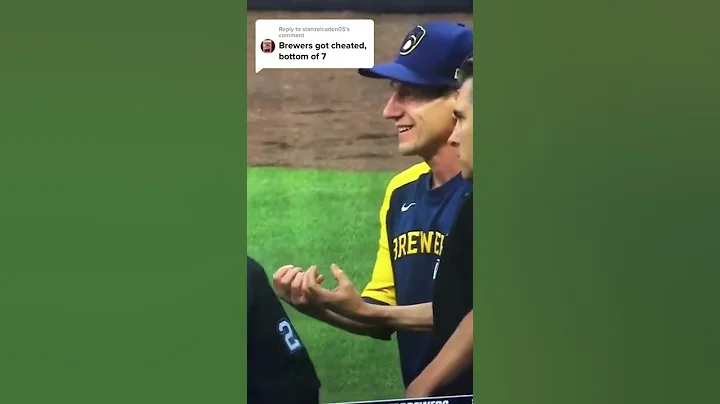 The Milwaukee Brewers got cheated so bad major league baseball needs to change it’s replay review