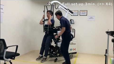 Robot Rehabilitation EXO-WALK (Exoskeleton-controlled gait training robot)