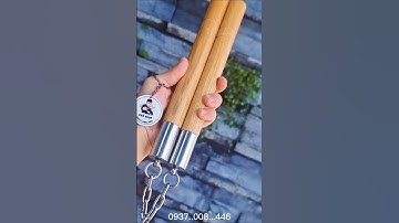 Côn gỗ Sồi, đầu xoay inox #kanclub