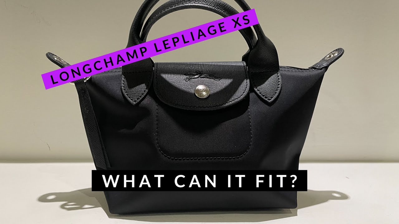 What Fits in the Longchamp Size XS LePliage