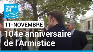 Commémoration du 11-Novembre : la France célèbre le 104e anniversaire de l'Armistice de 1918