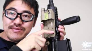 東京マルイ HK 416Cの外付けバッテリーボックスの横付けについてマック堺のサブチャンネル動画