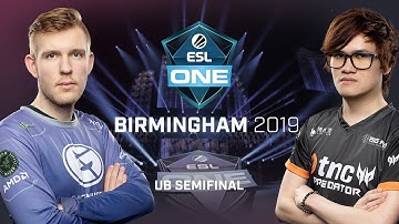 Dota2 - Evil Geniuses vs. TNC Predator - Game 1 - UP Semifinal - ESL One Birmingham 2019