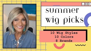 SUMMER WIG PICKS | 10 STYLES, 10 COLORS, 8 BRANDS | MIDLENGTH WIG STYLES | WIG CHAT