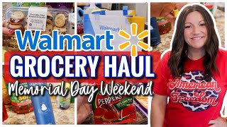 WEEKLY WALMART GROCERY HAUL | TRYING OUT GROCERY DELIVERY | MEMORIAL DAY WEEKEND 2022