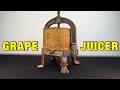 Rusted grape juicer with lion legs  restoration with test