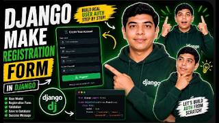 Build Registration System in Django | Full Tutorial | Signup Form with Validation | Beginner Guide 🔥