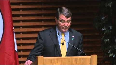 2015 Drell Lecture with Secretary of Defense Ashton Carter