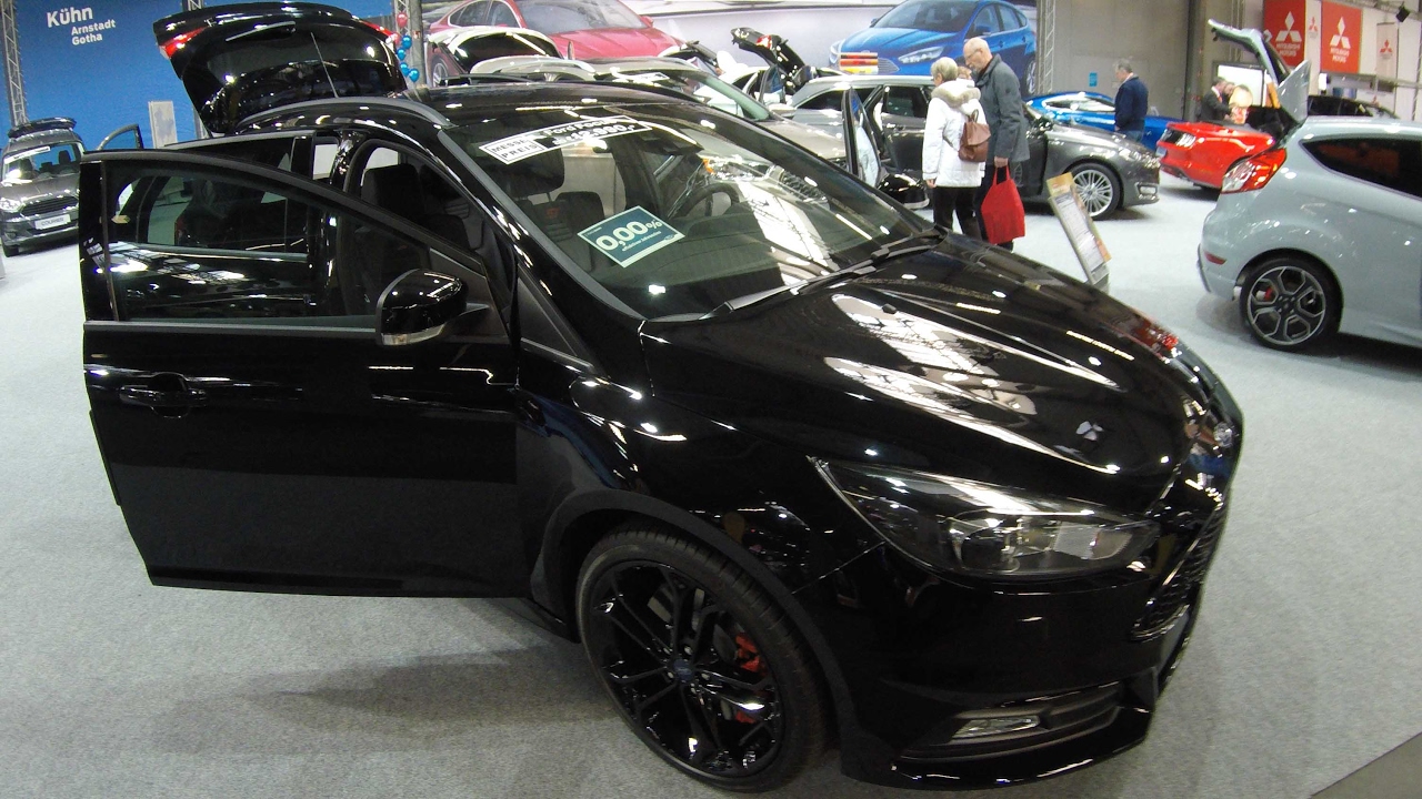 Ford Focus St Turnier Black Colour Walkaround And Interior Recaro Seats Youtube