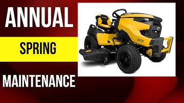 Cub Cadet XT2 Tractor Full Annual Service