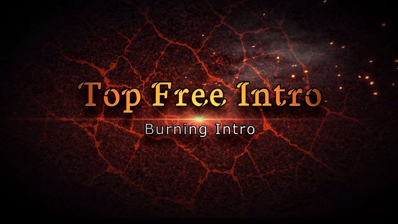 Sony Vegas Intro Template Burning Logo Topfreeintro Com