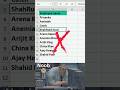Excel Hack ⚡ Remove Text After Space in One Click 😲‼️#excel #excelhacks #shorts #KRA #exceltips