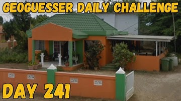 A Sunday tradition! Geoguessr daily challenge day 241!