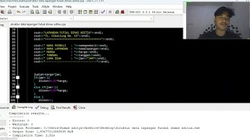 Membuat program C++ structure data 