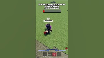 Me Vs 2 Second Place JSD Leaderboard Player (Jump Showdown)  #roblox #gaming