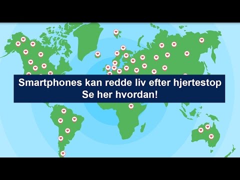 Smartphone System til akuthjælpere og omkringstående der kan førstehjælp kan redde liv