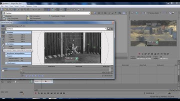How to change the aspect ratio SonyVegas pro 10